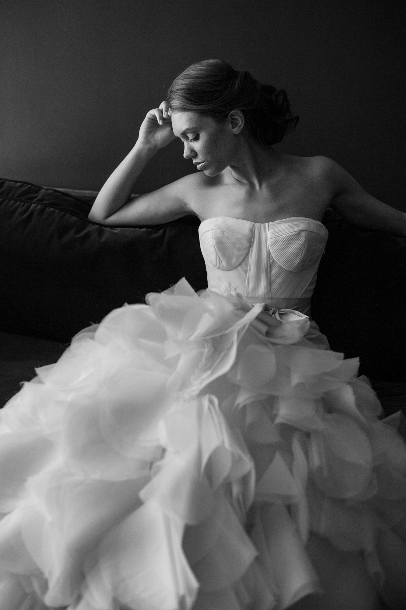 Bridal hair styled by Patrick Evan Salon, San Francisco